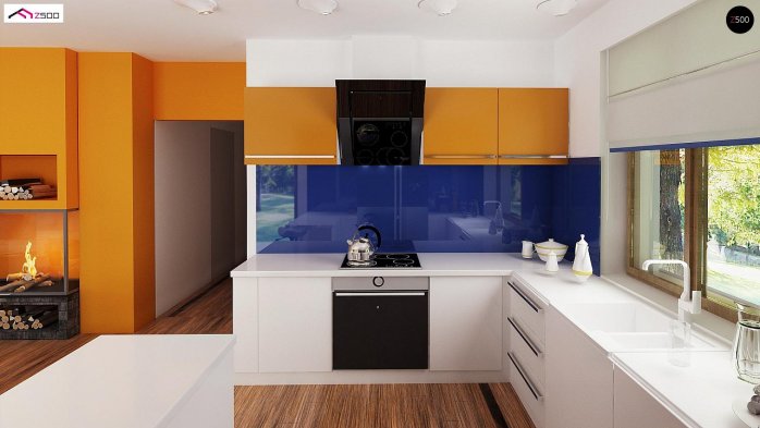 Проект дома U308 - 12 Одноэтажные дома в Украине