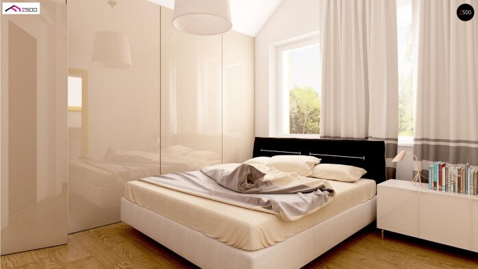 Проект дома U95 A - 11 С мансардным этажом дома в Украине