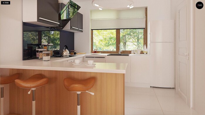 Проект дома U69 - 9 Одноэтажные дома в Украине