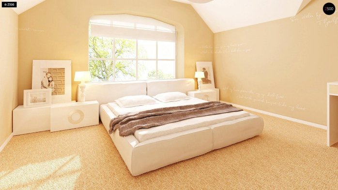 Проєкт будинку U18 - З мансардним поверхом дома в Україні