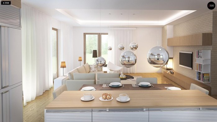 Проєкт будинку U301 - Одноповерхові дома в Україні