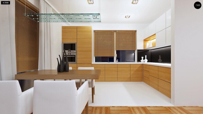 Проєкт будинку U191 - Одноповерхові дома в Україні