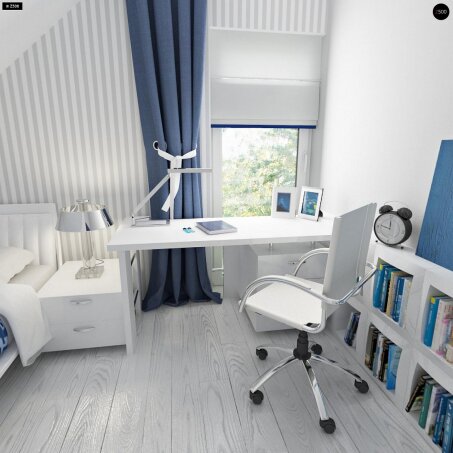 Проєкт будинку U211 S - З мансардним поверхом дома в Україні