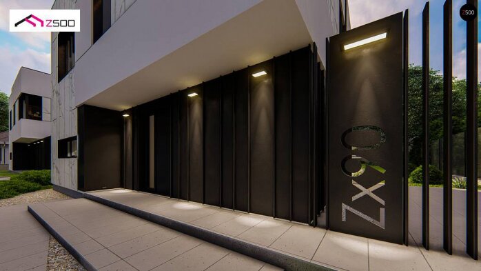 Проект дома Ux90 - 6 Двухэтажные дома в Украине