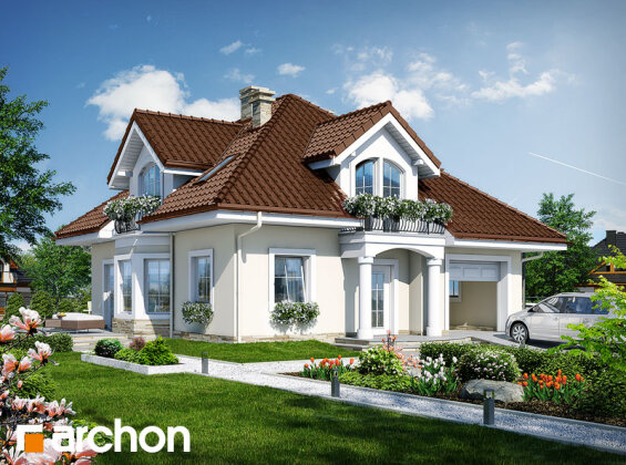 Проєкт будинку Будинок в тим'яні 6