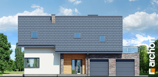 Проект дома Дом в брунерах (Г2) - 3 С мансардным этажом дома в Украине