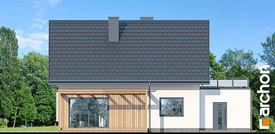 Проєкт будинку Будинок в хлорофітумі 12 (Г) - З мансардним поверхом дома в Україні