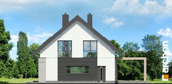 Проект дома Дом в гвоздиках (Г2) - 4 С мансардным этажом дома в Украине