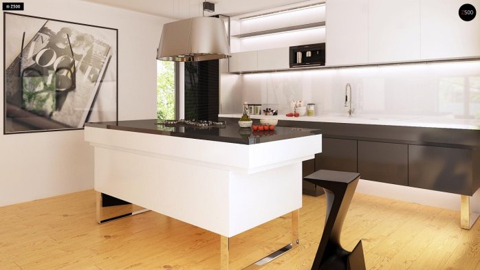 Проект дома Ux100 - 9 Одноэтажные дома в Украине