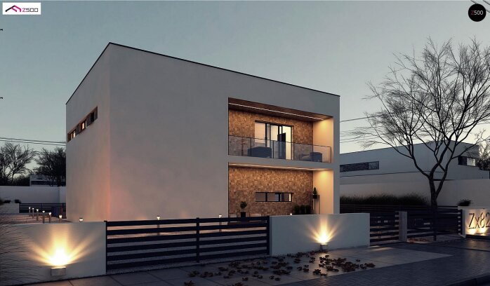 Проєкт будинку Ux82 - Двоповерхові дома в Україні