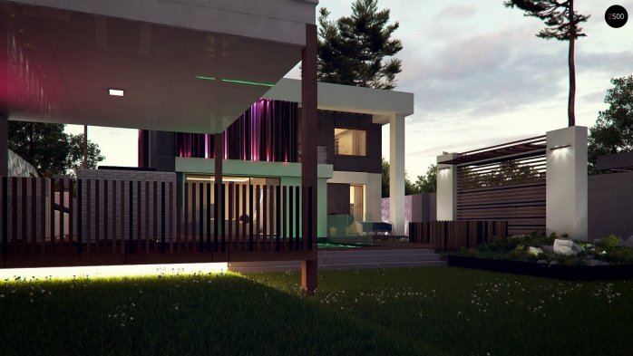 Проєкт будинку Ux124 - Двоповерхові дома в Україні