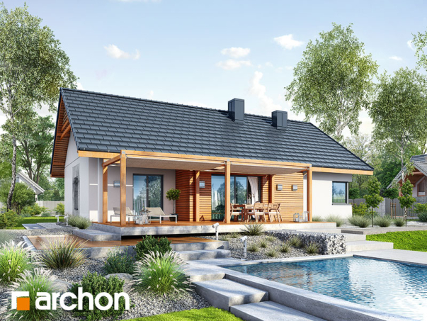 Проєкт будинку Будинок під сверками - Одноповерхові дома в Україні