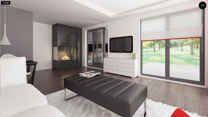 Проєкт будинку Ux117 - Одноповерхові дома в Україні