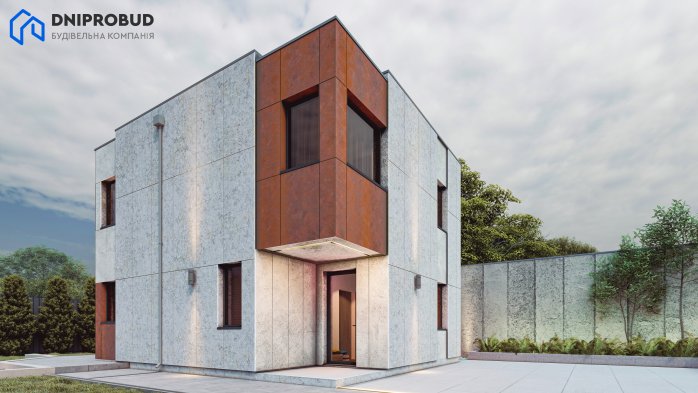 Проект дома DB 46 - 4 Двухэтажные дома в Украине