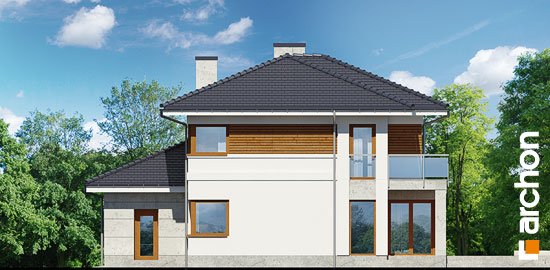 Проєкт будинку Вілла Еліза - Двоповерхові дома в Україні