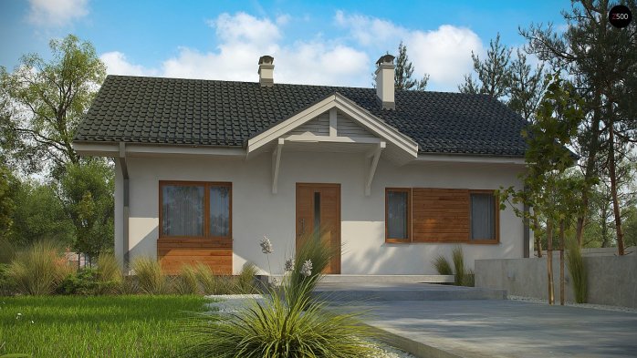 Проект дома U308 - 7 Одноэтажные дома в Украине