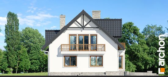 Проєкт будинку Будинок в очанці вep. 2 вер.2 - З мансардним поверхом дома в Україні