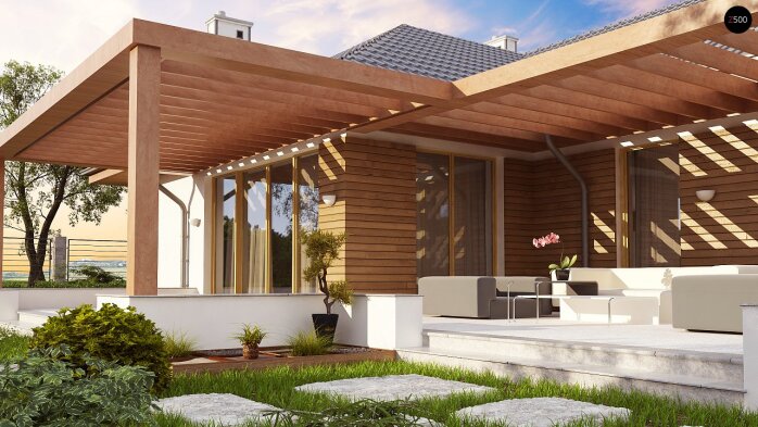 Проєкт будинку U190 - Одноповерхові дома в Україні