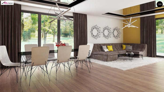 Проєкт будинку Ux139 - Двоповерхові дома в Україні