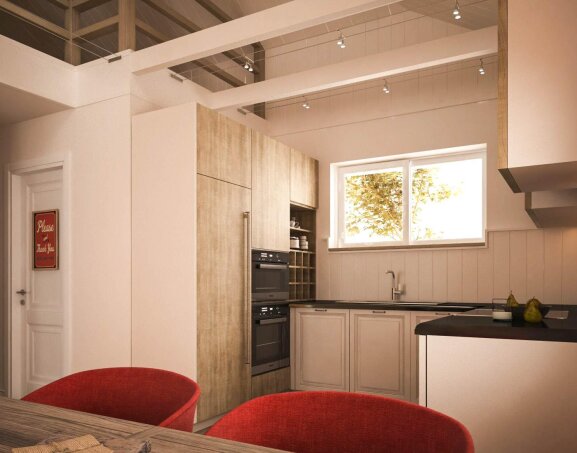 Проект дома Uu230 - 14 С мансардным этажом дома в Украине