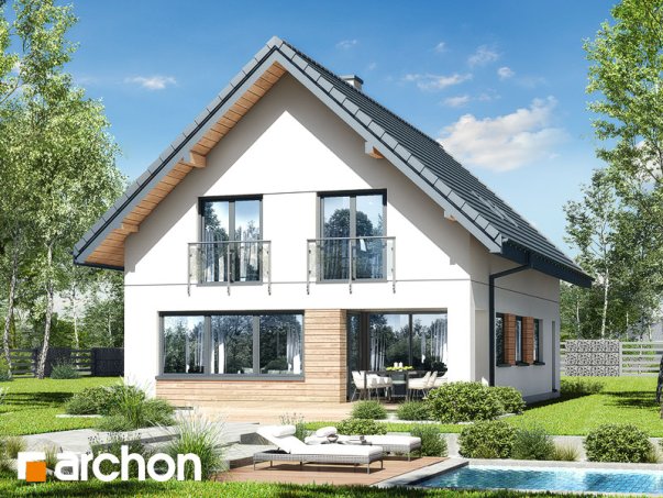 Проект дома Дом в купене 2 (Г2) - 2 С мансардным этажом дома в Украине