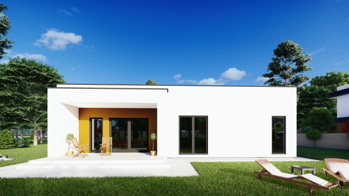 Проєкт будинку DBT 414 - Одноповерхові дома в Україні