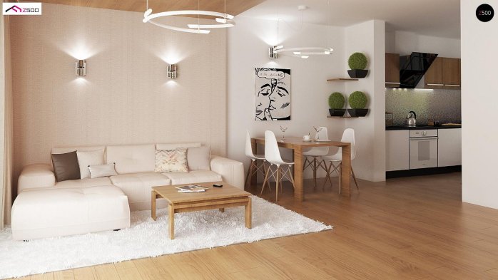 Проєкт будинку U8 - Одноповерхові дома в Україні