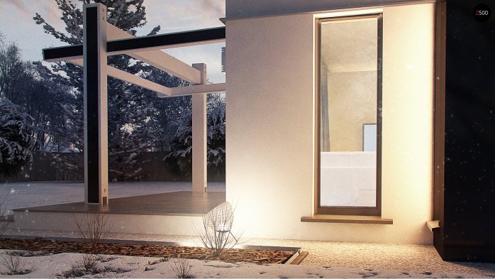 Проект дома Ux116 - 6 Одноэтажные дома в Украине