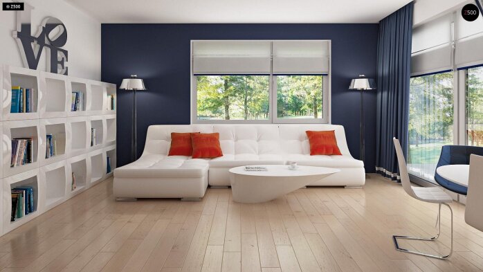 Проєкт будинку U211 S - З мансардним поверхом дома в Україні