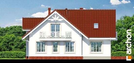 Проект дома Дом в кизиле вер.2 - 6 С мансардным этажом дома в Украине