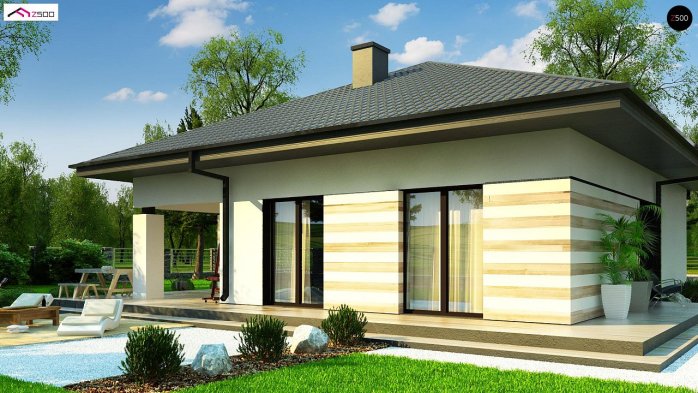 Проєкт будинку U383 - Одноповерхові дома в Україні