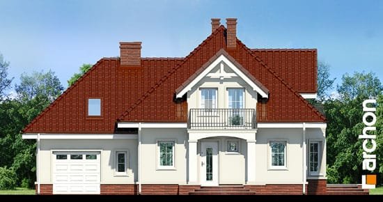 Проєкт будинку Будинок в тамарисках 7 - З мансардним поверхом дома в Україні