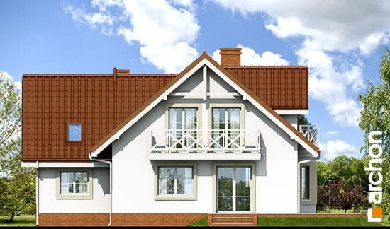 Проект дома Дом в рододендронах 5 вер.2 - 6 С мансардным этажом дома в Украине