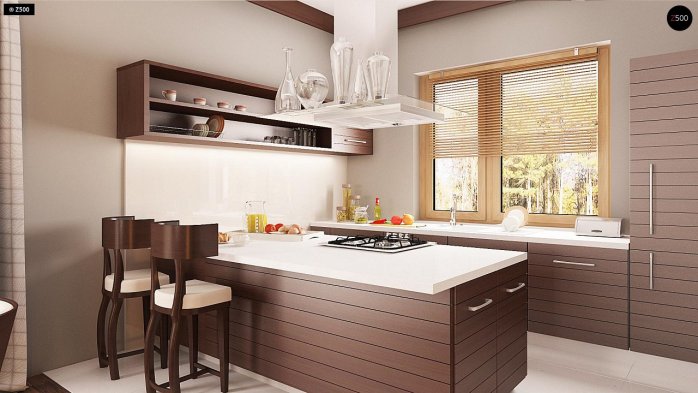 Проект дома U199 v1 - 7 Одноэтажные дома в Украине