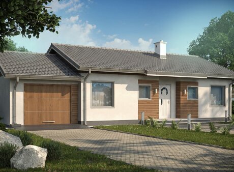 Проєкт будинку U7 L GL v1