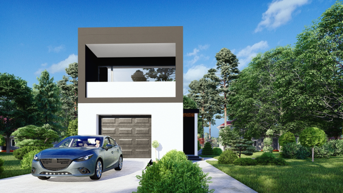 Проєкт будинку DBT 406 - Двоповерхові дома в Україні