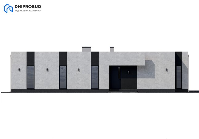Проєкт будинку Db 23 v1 - Одноповерхові дома в Україні