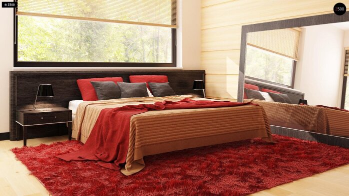 Проект дома Ux24 a k - 16 Двухэтажные дома в Украине