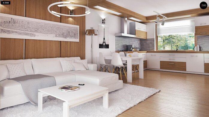 Проєкт будинку U72 - Одноповерхові дома в Україні