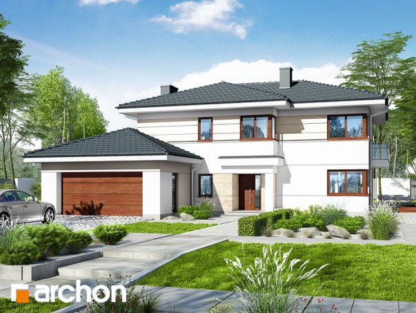 Проєкт будинку Вілла Олівія 3 (Г2) - Двоповерхові дома в Україні