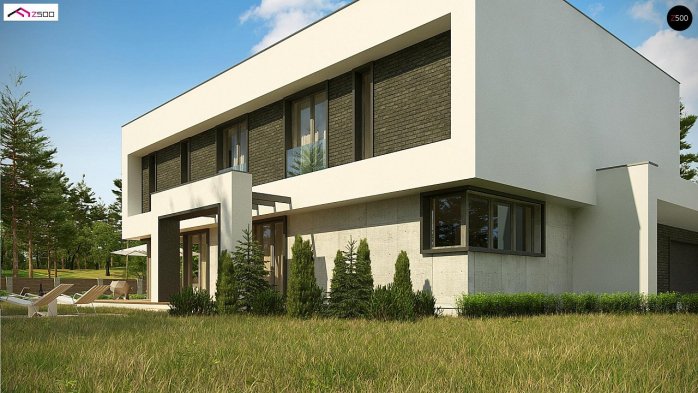 Проект дома Ux130 - 8 Двухэтажные дома в Украине