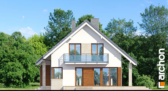 Проект дома Дом в айдаредах вер.2 - 4 С мансардным этажом дома в Украине