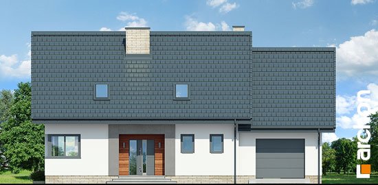 Проєкт будинку Будинок в сріблянках - З мансардним поверхом дома в Україні