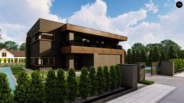 Проєкт будинку Ux85 - Двоповерхові дома в Україні