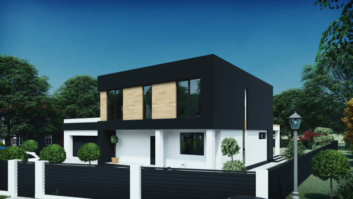 Проєкт будинку DBT 330 - Двоповерхові дома в Україні