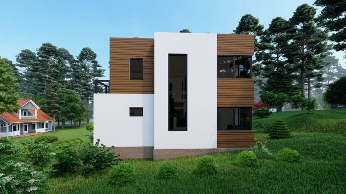 Проєкт будинку DBT 358 - Двоповерхові дома в Україні