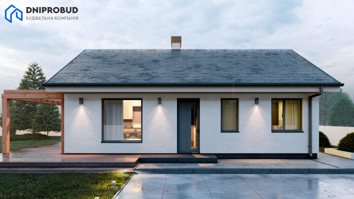 Проєкт будинку DB 50 - Одноповерхові дома в Україні