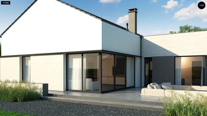 Проєкт будинку U390 - Одноповерхові дома в Україні