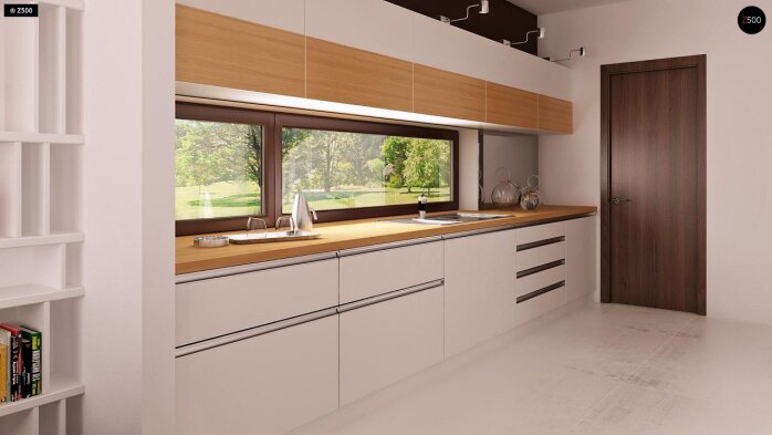 Проєкт будинку Ux50 - З мансардним поверхом дома в Україні