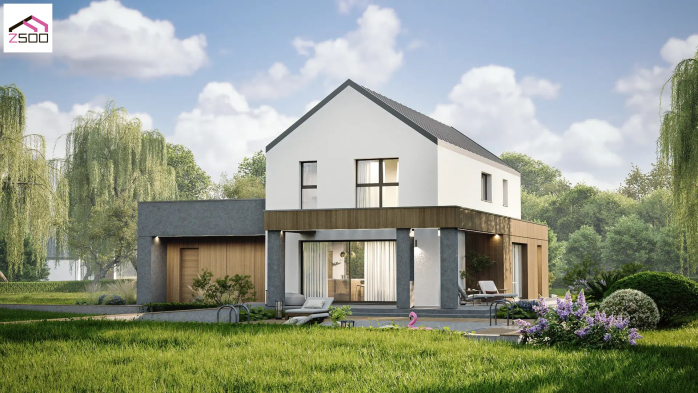 Проект дома U503 - 4 Двухэтажные дома в Украине